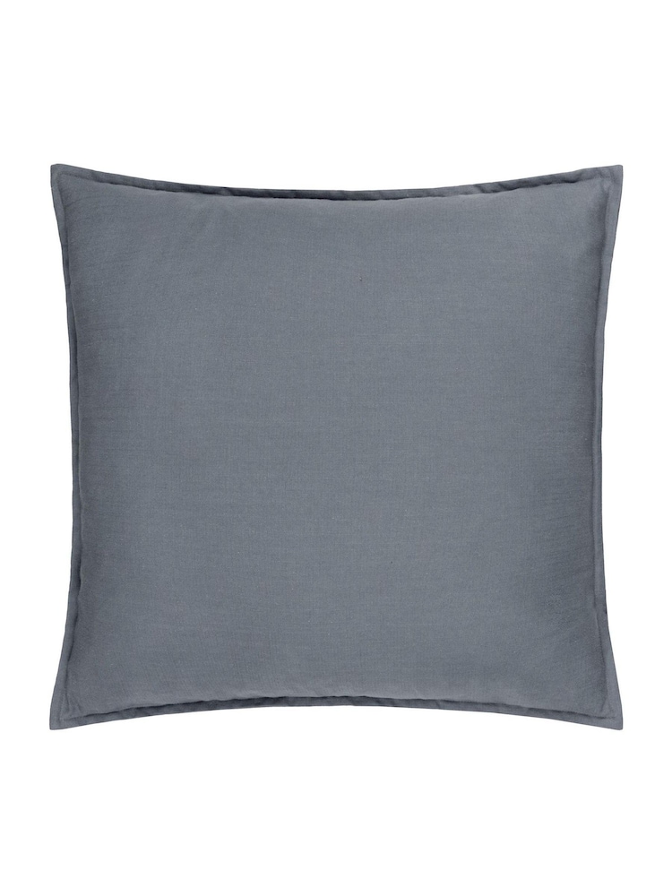 Yard Denim Slub Cotton Feather Filled Cushion - Image 2 of 5
