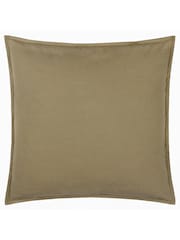 Yard Moss Slub Cotton Feather Filled Cushion - Image 2 of 5