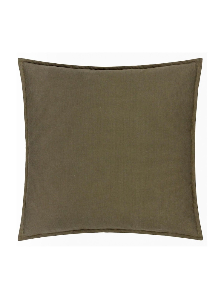 Yard Lichen Slub Cotton Fibre Filled Cushion - Image 2 of 5 Yard Lichen Slub Cotton Fibre Filled Cushion - Image 2 of 5