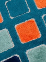 Furn Metro Diamond Velvet Fibre Filled Cushion - Image 5 of 6