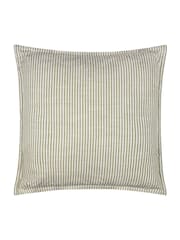 Yard Moss Truro Striped Cotton Feather Filled Cushion - Image 2 of 6