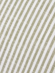 Yard Moss Truro Striped Cotton Feather Filled Cushion - Image 5 of 6