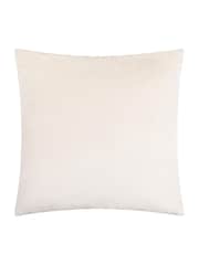 HÖEM Chalk Soren Cut Velvet Feather Filled Cushion - Image 3 of 6