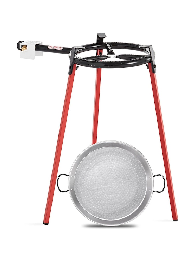 Callow Silver Paella Cooking Set with Burner 42cm - Image 1 of 10