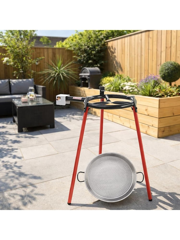 Callow Silver Paella Cooking Set with Burner 42cm - Image 2 of 10