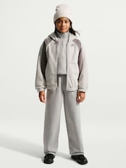 Nike Grey Club Winter Fleece Full-Zip Hoodie - Image 1 of 3