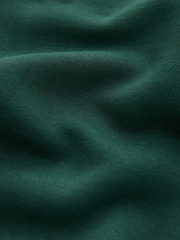 vert foncé - Ajustement régulier - Sweat-shirt épais en coton majoritaire à col rond - Image 6 de 7