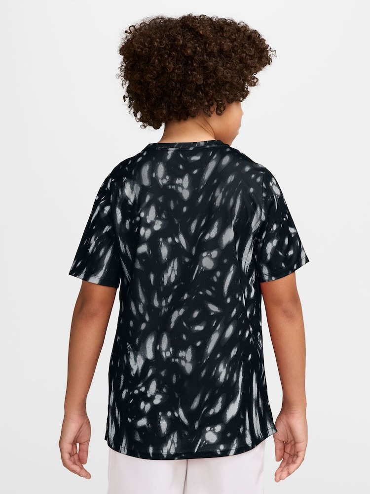Nike Black Miler Dri-FIT Short-Sleeve T-Shirt - Image 2 of 4 Nike Black Miler Dri-FIT Short-Sleeve T-Shirt - Image 2 of 4
