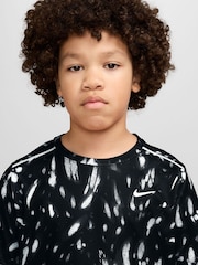 Nike Black Miler Dri-FIT Short-Sleeve T-Shirt - Image 3 of 4