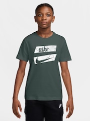 Nike Camo Green Graphic T-Shirt - Image 1 of 3