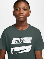 Nike Camo Green Graphic T-Shirt - Image 3 of 3