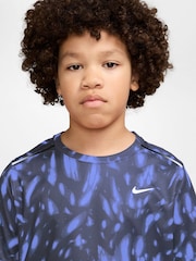 Nike Midnight Navy Miler Dri-FIT Short-Sleeve T-Shirt - Image 3 of 4