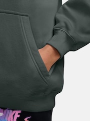 Nike Camo Green Studio Fleece Oversized Overhead Hoodie - Image 3 of 3
