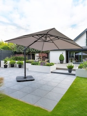 Royce Soft Grey Anthracite Executive 3m Garden Cantilever with Cover - Image 3 of 5