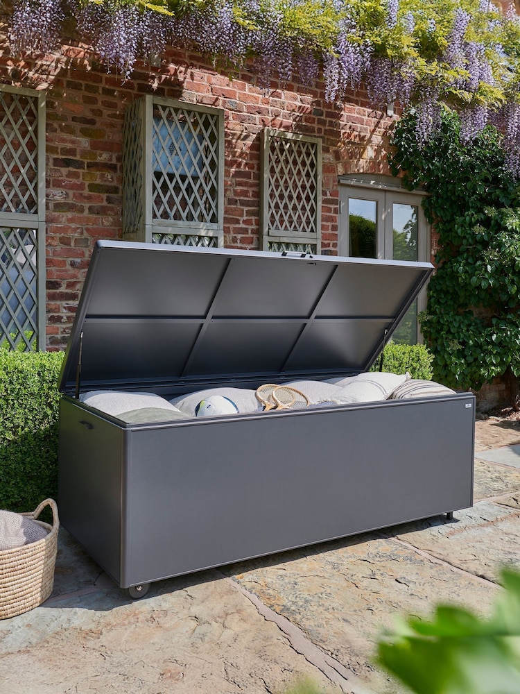 Royce Anthracite Grey XL Anthracite Garden Storage Box - Image 1 of 6