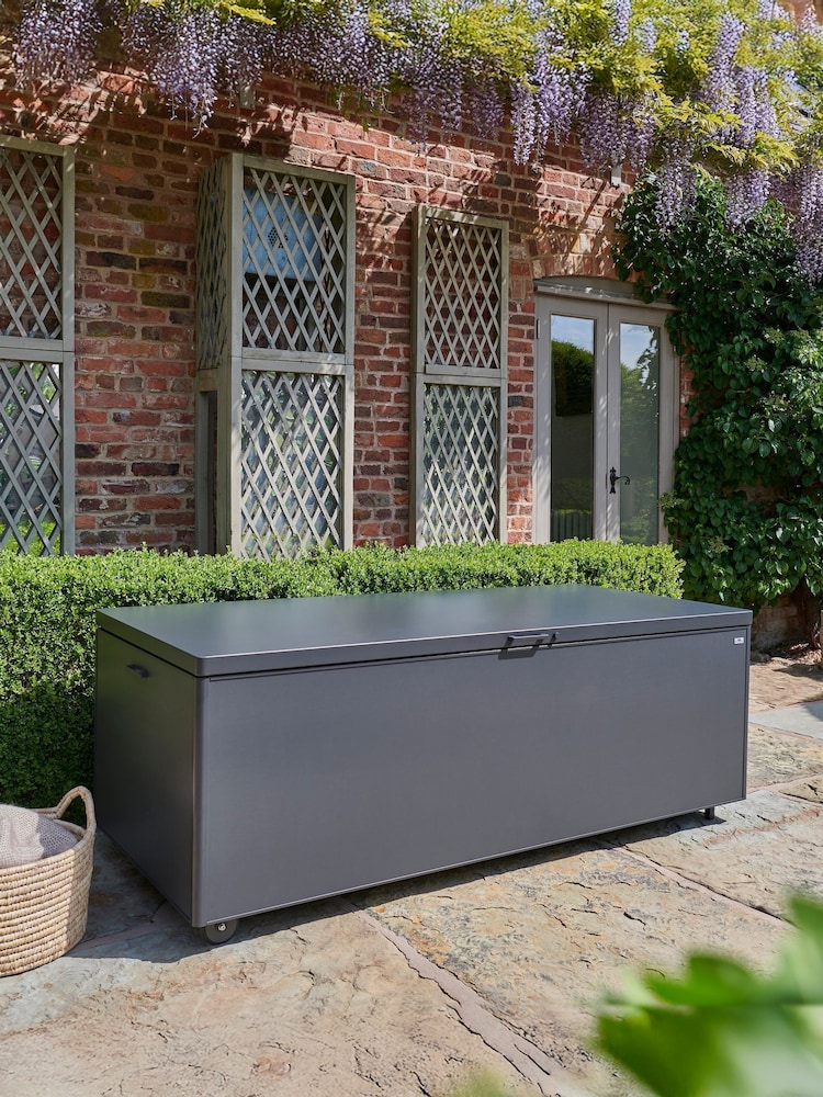 Royce Anthracite Grey XL Anthracite Garden Storage Box - Image 2 of 6