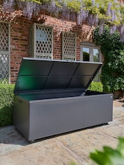 Royce Anthracite Grey XL Anthracite Garden Storage Box - Image 3 of 6