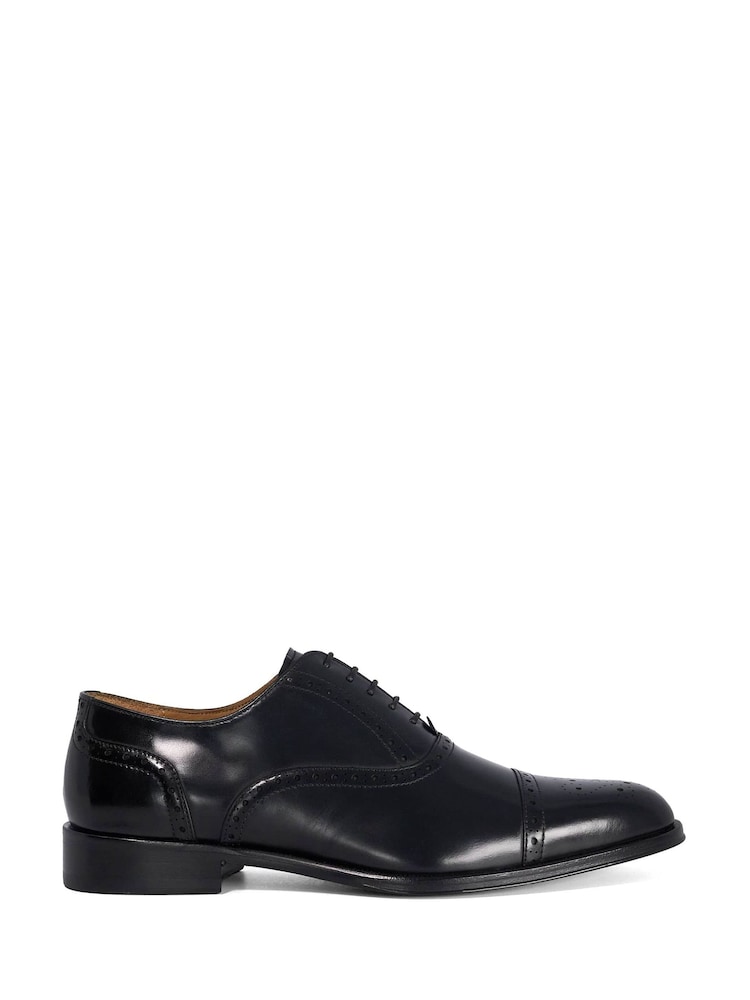 Dune London Black Leather Sole Soliders Brogues - Image 1 of 5