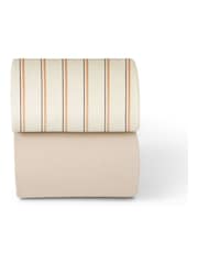 Snuz 2 Pack Blush Stripe Cot Bed Sheets - Image 3 of 3