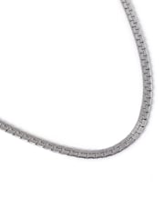 DCK Mens Silver Flat Curb Chain Necklace - Image 2 of 2