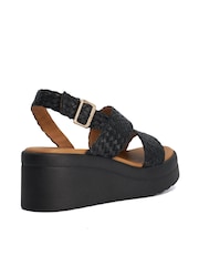 Dune London Leather Kerbie Wedges - Bild 3 von 4