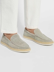 Dune London Green Barnies Espadrilles - Image 1 of 6