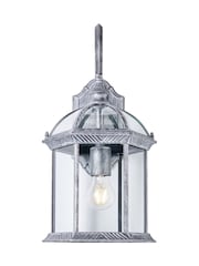 BHS Brushed Silver Corbin 1lt Large Lantern - Image 3 of 6