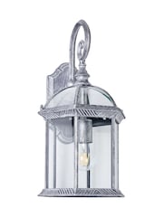 BHS Brushed Silver Corbin 1lt Large Lantern - Image 4 of 6
