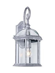 BHS Brushed Silver Corbin 1lt Large Lantern - Image 6 of 6