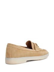 Dune London Natural Standard Fit Grinning Unlined Suede Loafers - Image 3 of 5