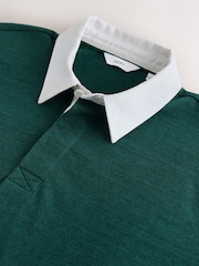 បៃតង - Plain Rugby Shirt - រូបភាព 6 នៃ 7