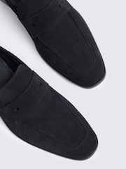 MOSS Blue Suede Relaxed Loafers - Image 4 of 4