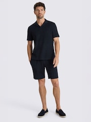 MOSS Blue Terry Towelling Shorts - Image 2 of 3