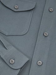 Airforce Blue - Рубашка классического кроя из хлопковой саржи с двумя карманами Reiss Astra - Изображение 8 8