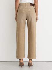 Reiss Neutral Selin Mid-Rise Straight-Leg Jeans - Image 5 of 7