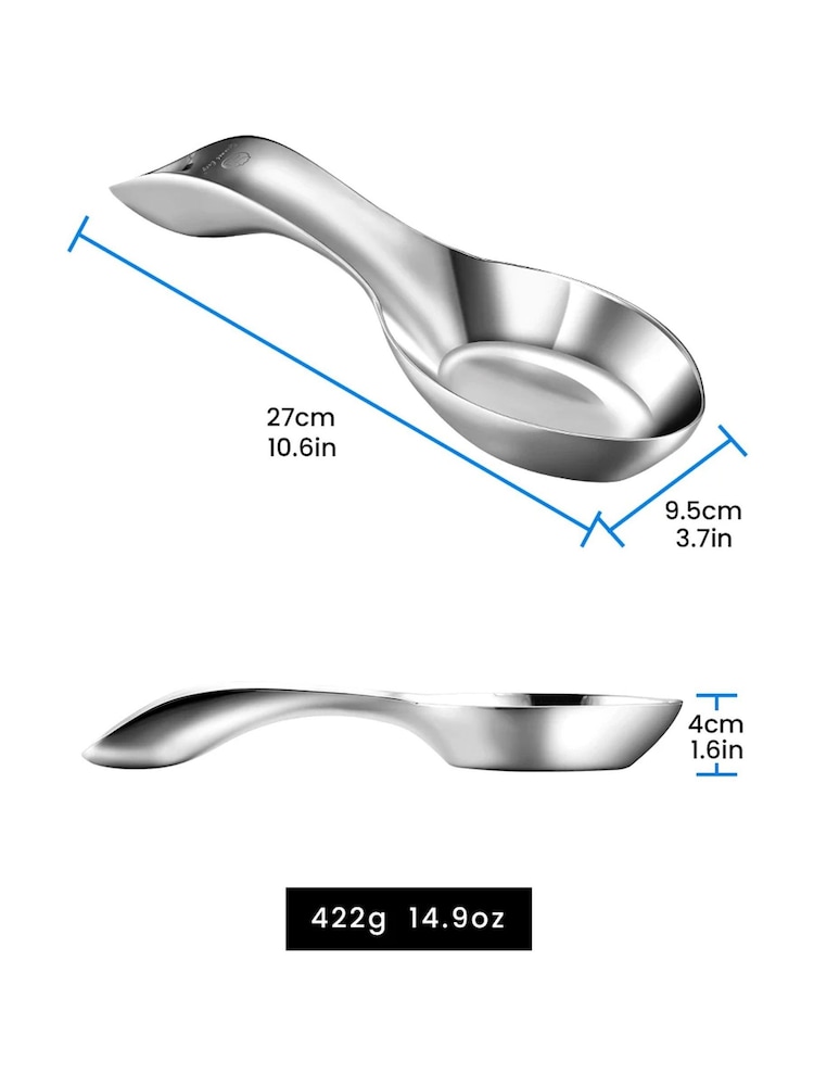 Gourmet Easy Stainless Steel Break-Proof Spoon Rest - Image 4 of 4