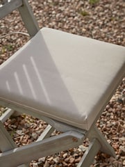 Cox & Cox Grey Ravenna Round Garden Dining Set - Image 4 of 6