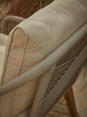 Cox & Cox Cream Rosarno Garden Lounge Set - Image 2 of 6