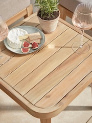 Cox & Cox Grey Calabria Garden Bistro Set - Image 6 of 6