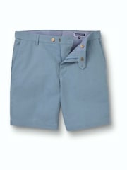 Charles Tyrwhitt Blue Cotton Linen Shorts - Image 4 of 5
