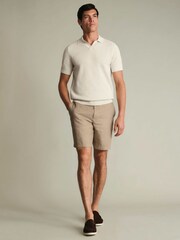 Charles Tyrwhitt Natural Linen Shorts - Image 3 of 5