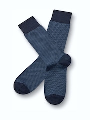 Charles Tyrwhitt Blue Design Socks - Image 1 of 2