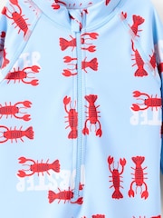 Cotton On Blue Cameron Long Sleeve Swimsuit - Image 2 of 3