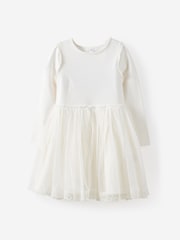 Blanc - Robe à manches longues Eloise de Cotton On - Image 1 sur 2