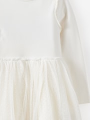 Blanc - Robe à manches longues Eloise de Cotton On - Image 2 sur 2