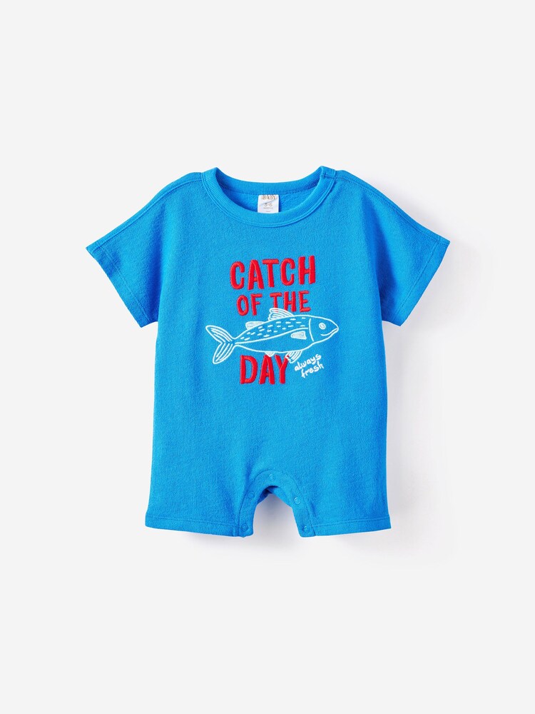 Cotton On Blue Tyla Knit Playsuit - Image 1 of 3 Cotton On Blue Tyla Knit Playsuit - Image 1 of 3