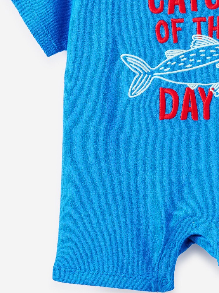 Cotton On Blue Tyla Knit Playsuit - Image 2 of 3 Cotton On Blue Tyla Knit Playsuit - Image 2 of 3