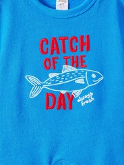 Cotton On Blue Tyla Knit Playsuit - Image 3 of 3