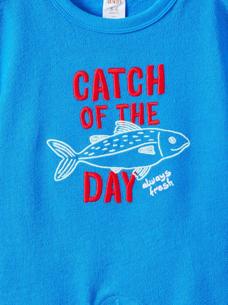 Cotton On Blue Tyla Knit Playsuit - Image 3 of 3 Cotton On Blue Tyla Knit Playsuit - Image 3 of 3