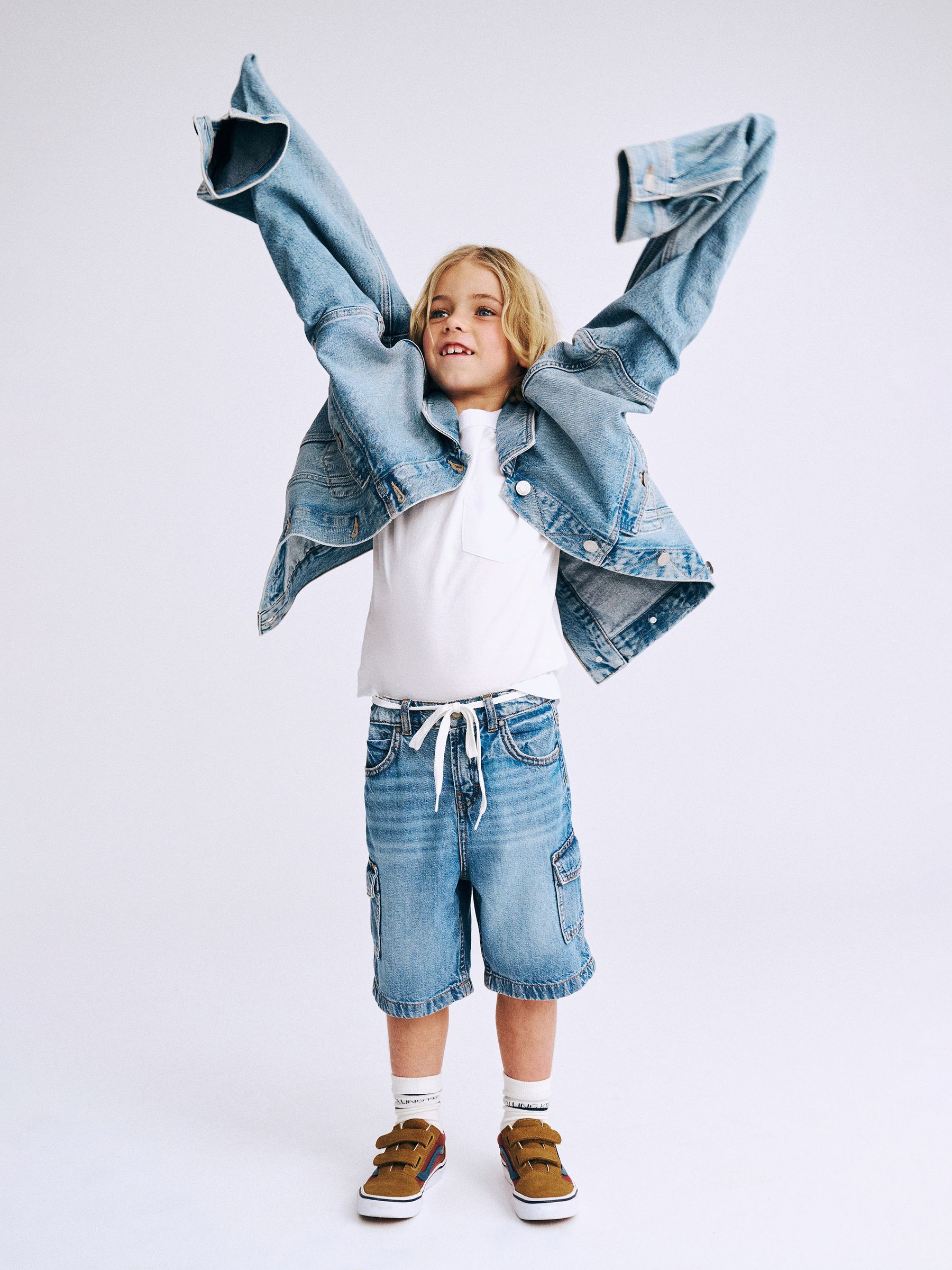 Buy Cotton On Mid Blue Super Baggy Denim Shorts from Next South Africa